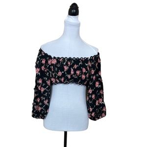 NWT Love + Harmony Floral Crop Top